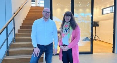 Die ersten Azubis: Britta und Marc