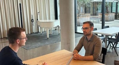 denny und Jan in der Faltbar 