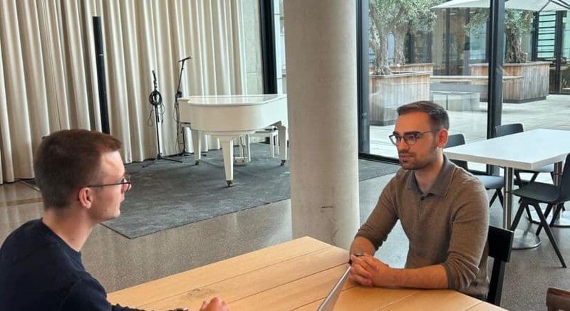 denny und Jan in der Faltbar 