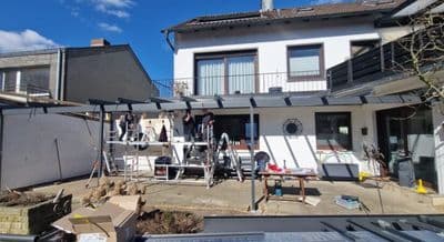 aufbau terrassendach