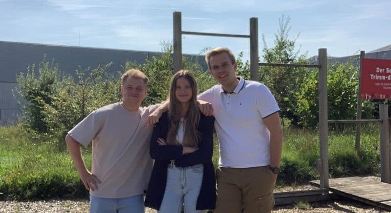 Auslandspraktikum Max, Mathilda, Tim